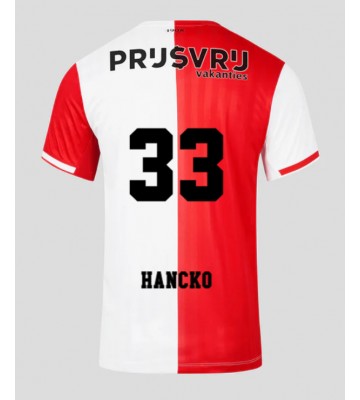 Feyenoord David Hancko #33 Replika Hjemmebanetrøje 2023-24 Kortærmet